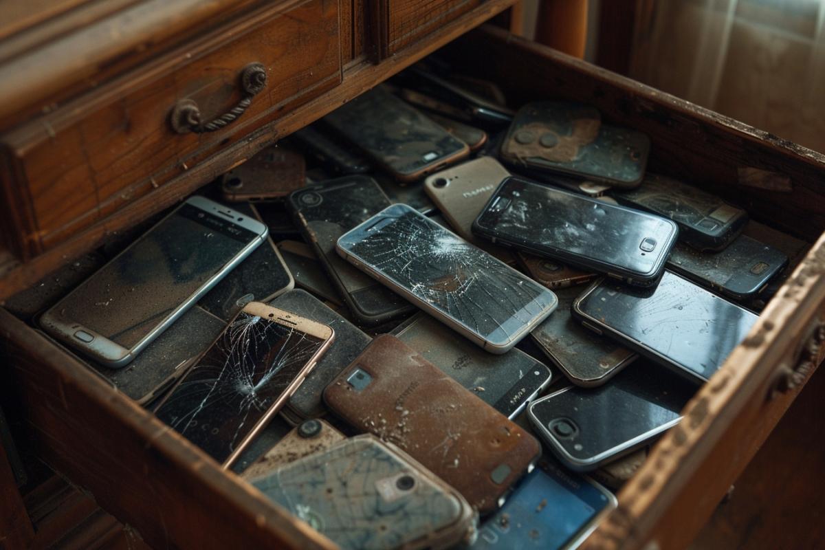 113 millions de téléphones oubliés dans les tiroirs Français : un trésor caché ?