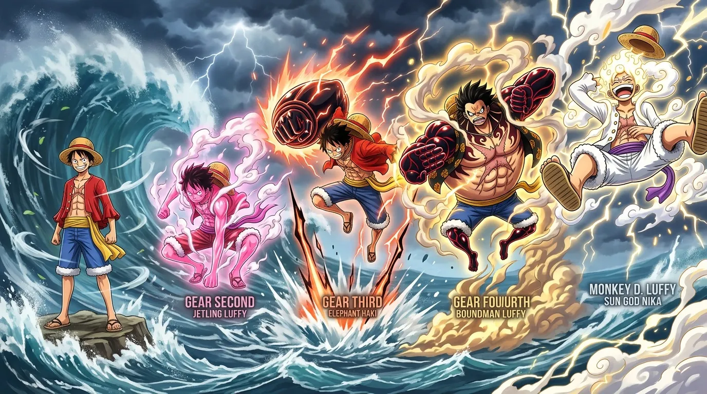 Ces 5 formes de Luffy dans One Piece : la dernière va vous scotcher