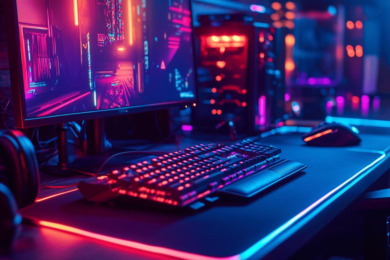 Accessoires gaming AC shadows - casque sans fil et clavier mécanique pour PC