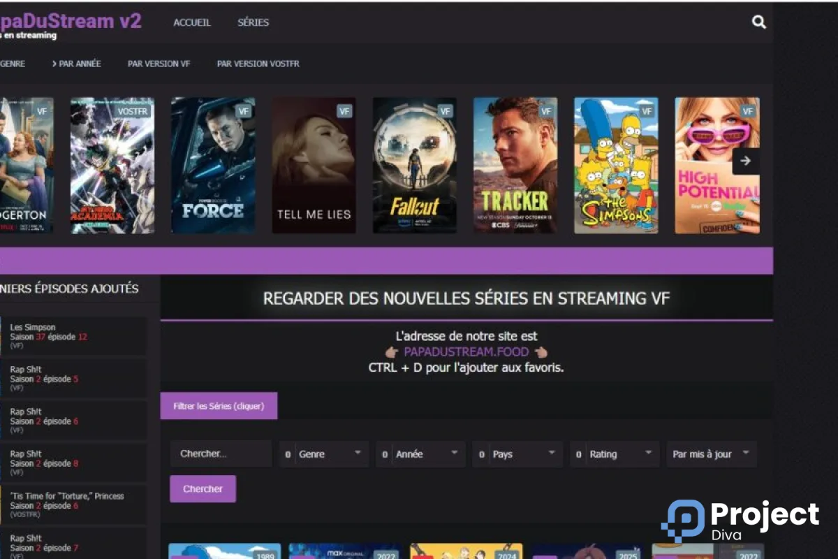 Quel est l'adresse de Papa du stream en mai 2026