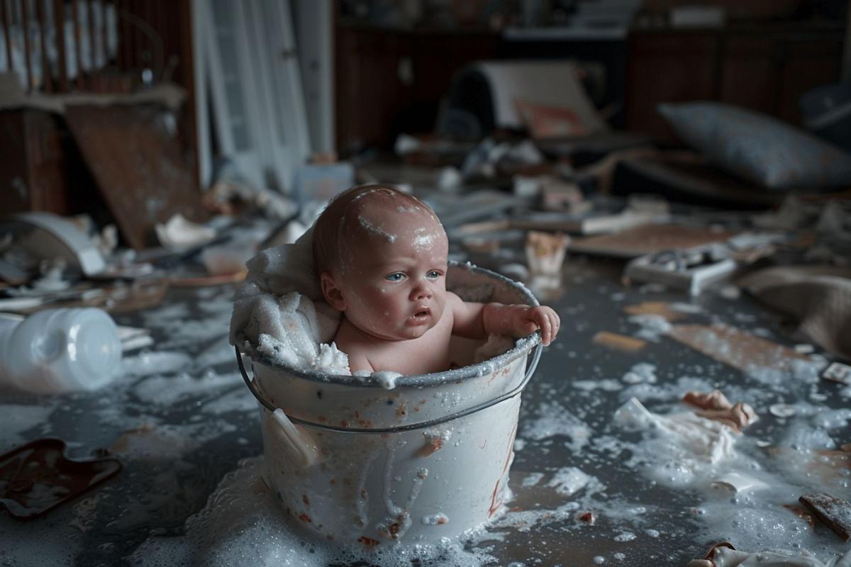 Attention ! Un bébé dans l'eau de Javel : l'erreur fatale des parents qui choque la France