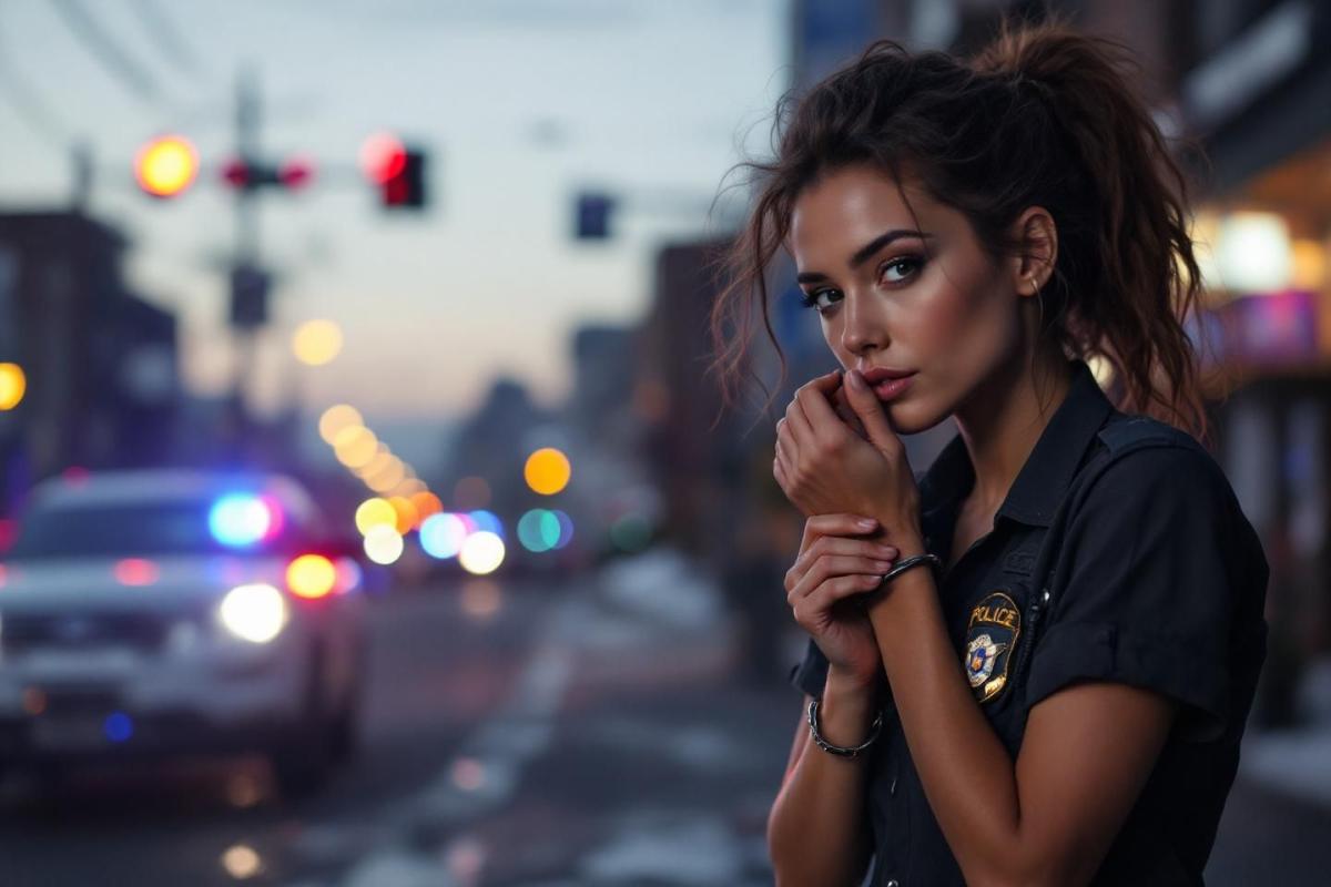 Attention : elle jette de l'eau de javel sur sa victime puis percute un policier