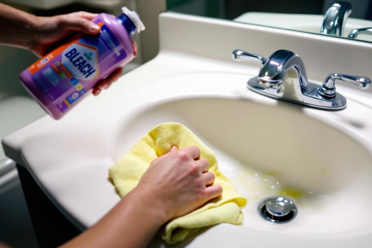 Attention, l'eau de javel dans votre salle de bain peut être dangereuse (sauf dans ce cas)