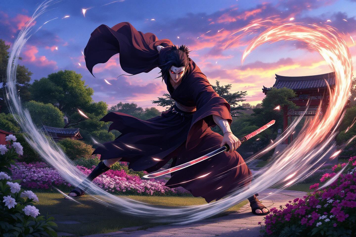 Bankai senbonzakura kageyoshi de Byakuya Kuchiki dans Bleach : guide complet du capitaine