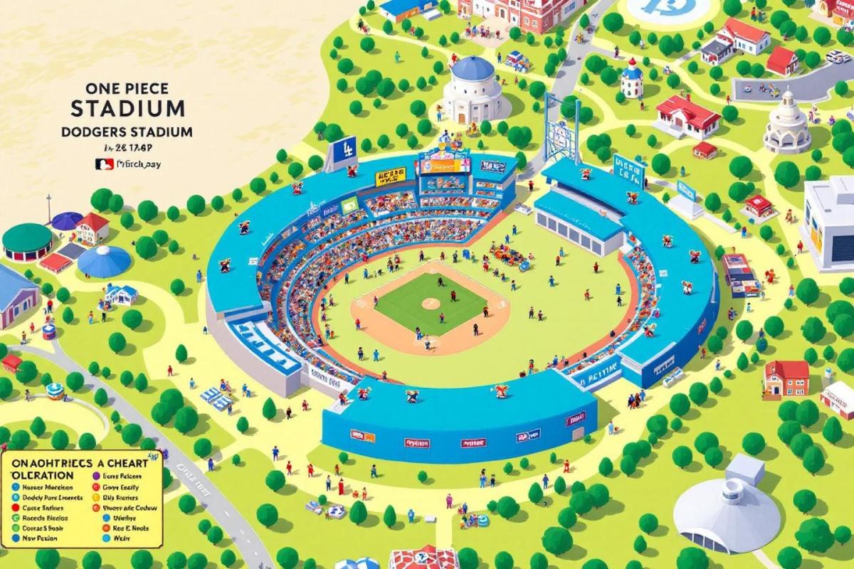 Une carte One Piece offerte au Dodger Stadium vendue 15 000 dollars