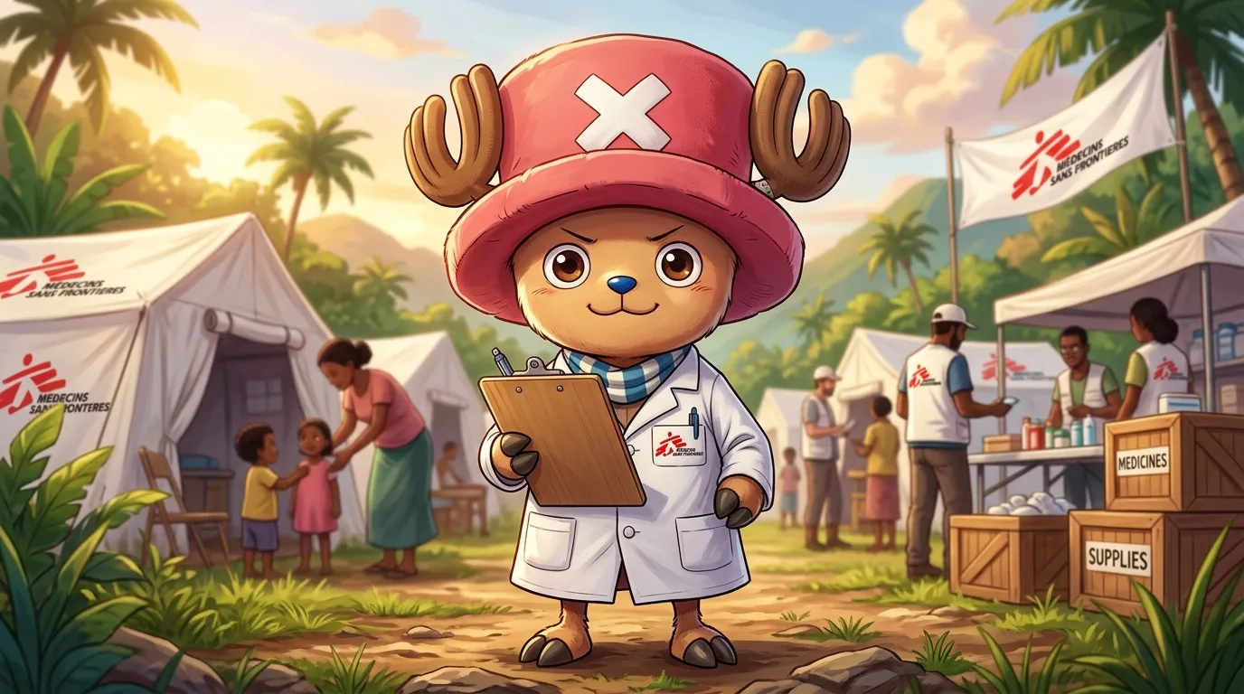 Choc : ce personnage de One Piece nommé ambassadeur officiel d'une ONG médicale mondiale