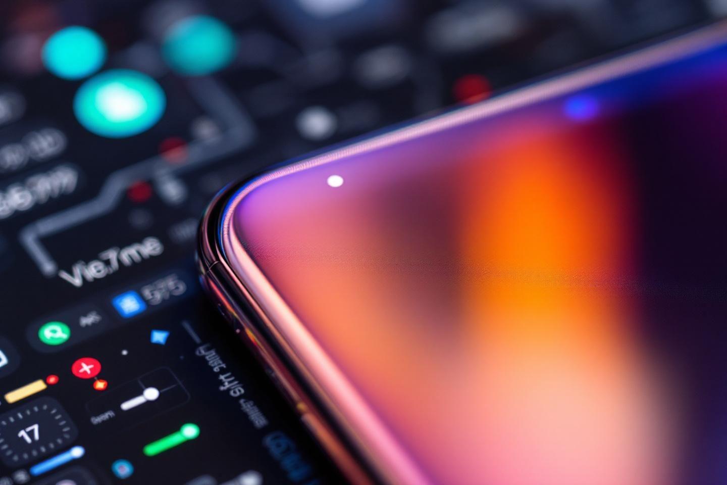&Eacute;cran tactile et contr&ocirc;les num&eacute;riques avec lumi&egrave;res color&eacute;es