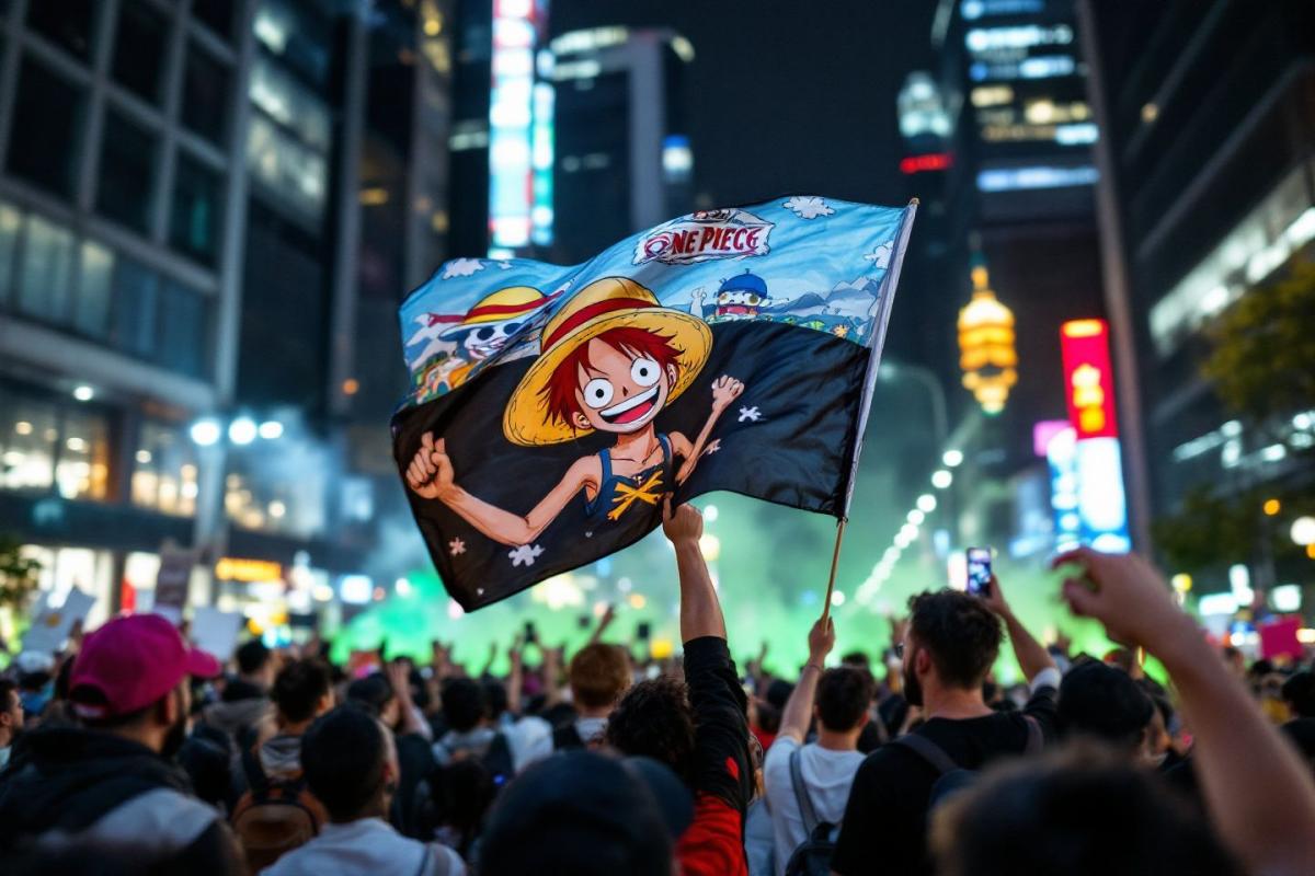 Comment le drapeau One Piece est devenu le symbole des manifestations de la génération Z asiatique