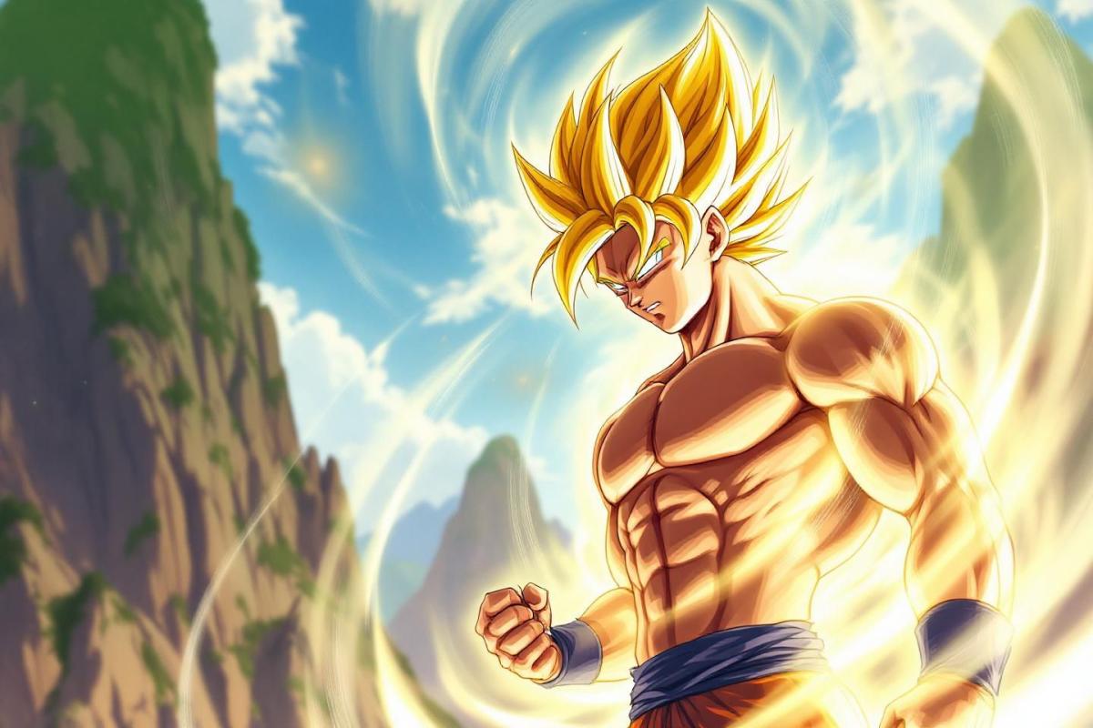 Dragon Ball dévoile le design CG officiel de Goku Super Saiyan