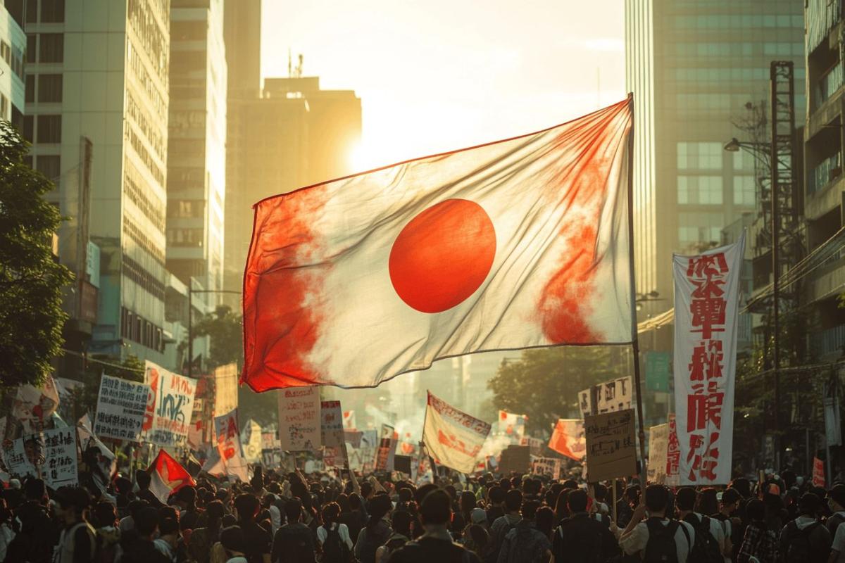 Le drapeau d'un anime japonais populaire : symbole de résistance en Indonésie