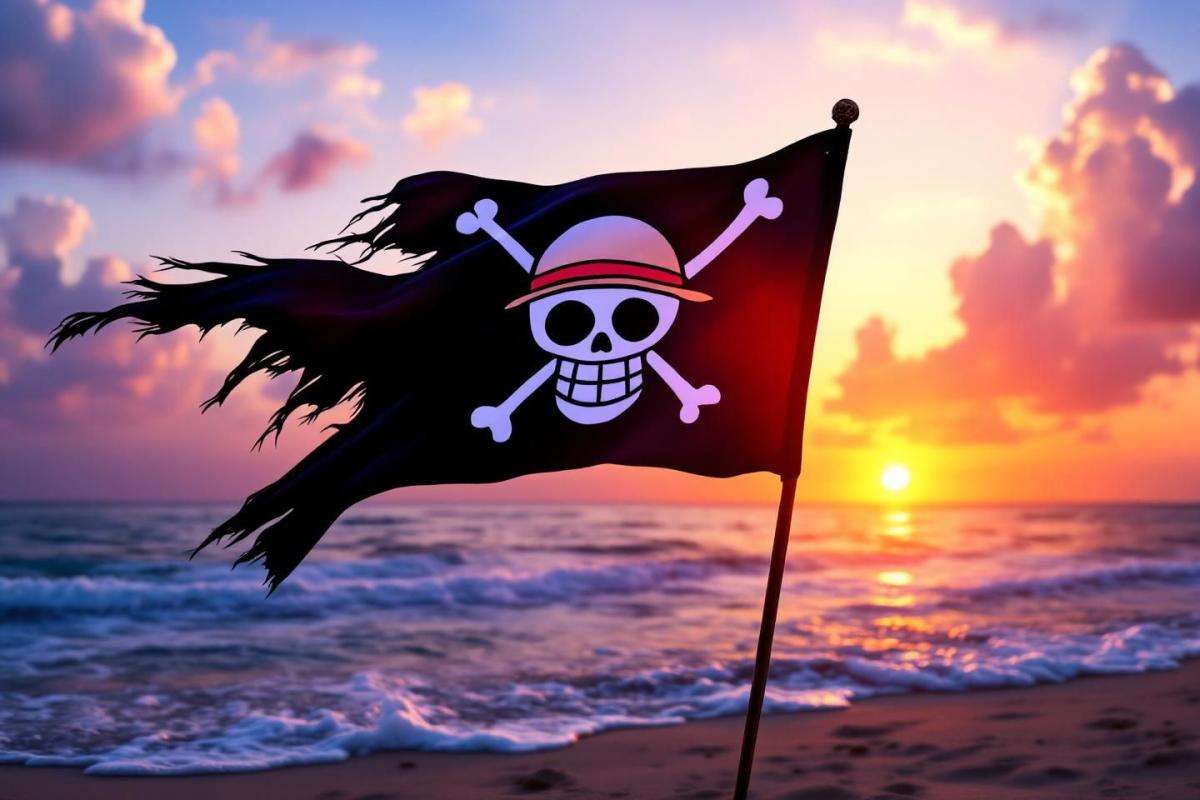 Le drapeau pirate One Piece symbole des manifestations Gen Z