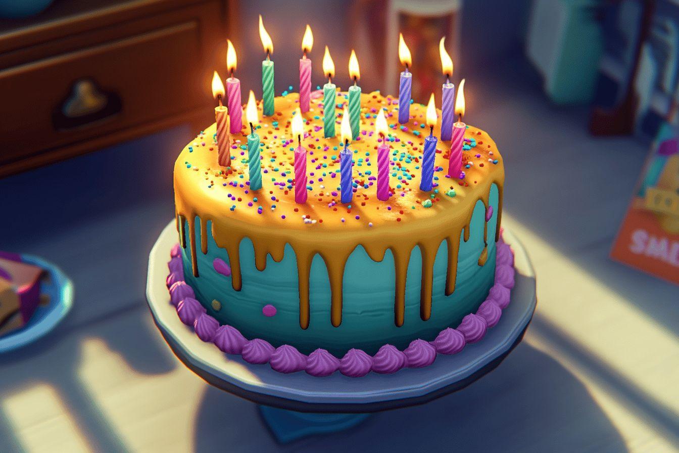 Gâteau d'anniversaire pour fête dans Sims 4 : organiser et célébrer avec de délicieuses saveurs