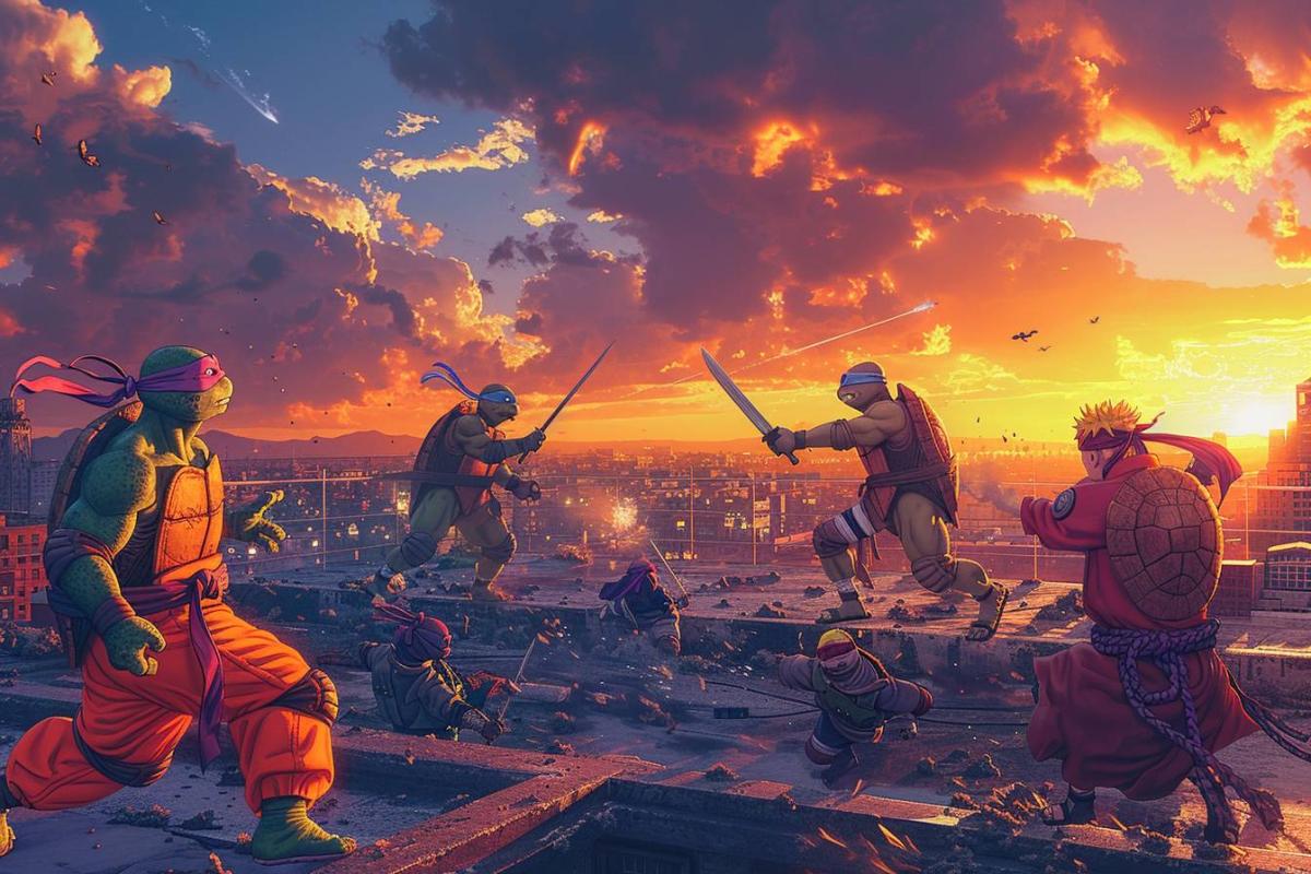 Incroyable ! Les Tortues Ninja croisent Naruto : ce crossover va vous laisser sans voix