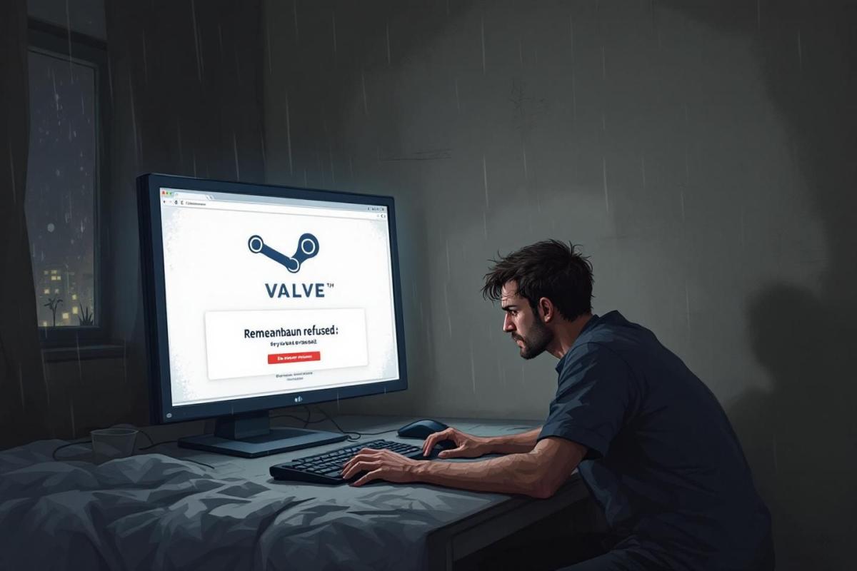 Un joueur Steam supplie Valve après le refus de remboursement de son jeu