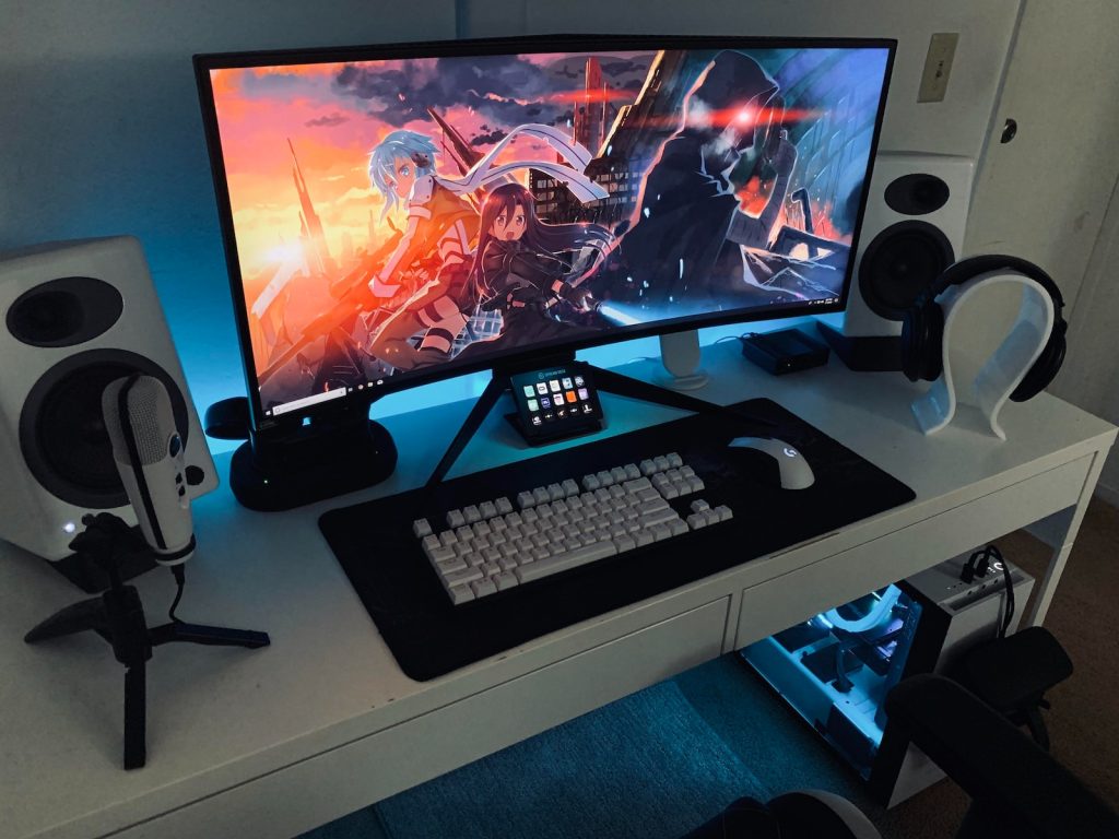 bureau gaming stylé