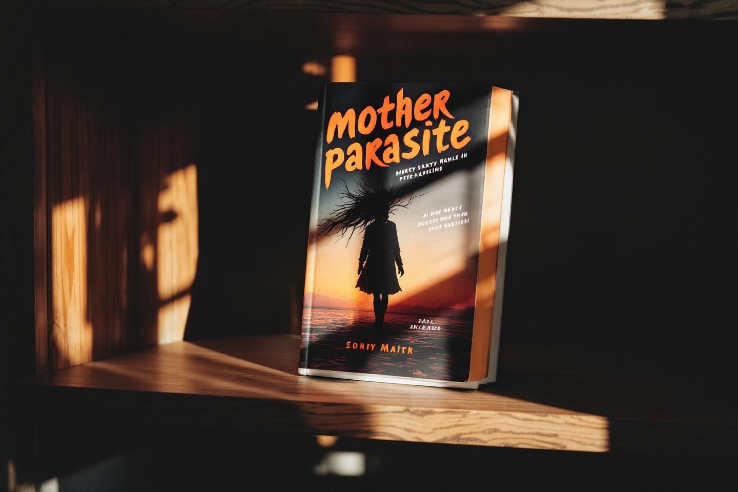 Couverture du livre Mother Parasite dans une lumière dramatique