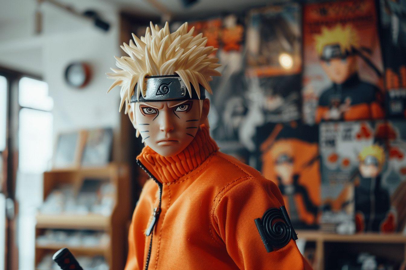 Naruto Uzumaki et Kurama mode jinchūriki en figurine de collection