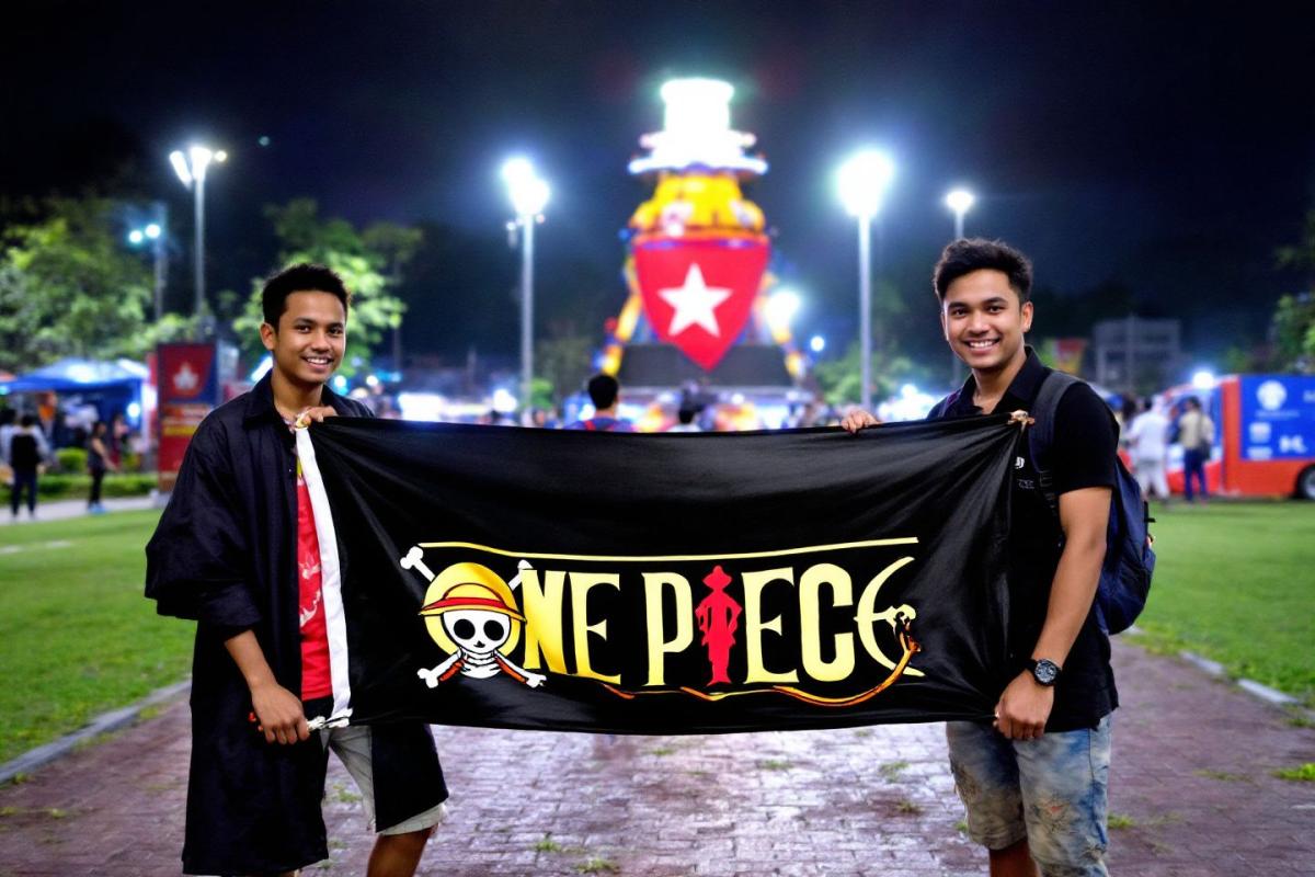 One Piece flag : les jeunes d'Indonésie et du Népal s'unissent derrière le manga pirate