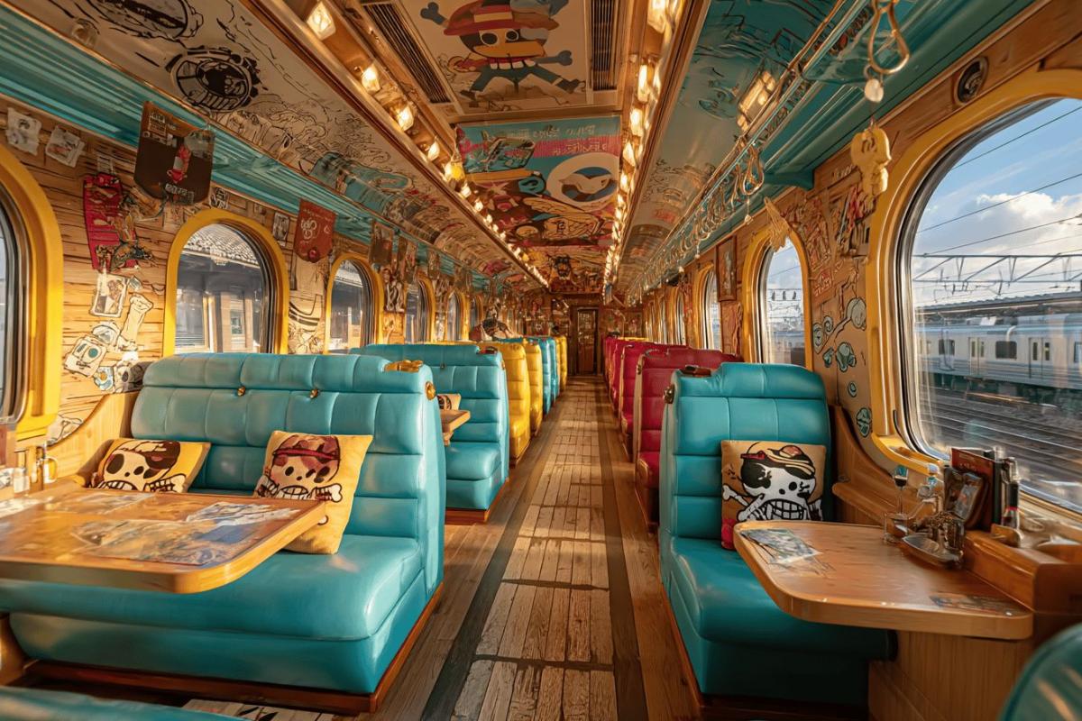 One Piece : voyagez à bord du Shinkansen pirate, une attraction ferroviaire unique au Japon