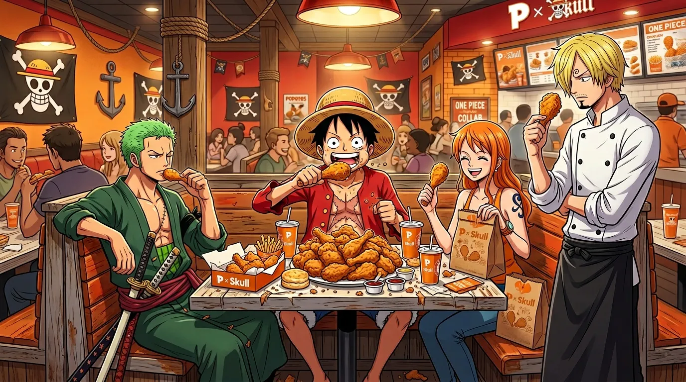 One Piece x Popeyes : la collaboration folle que les fans attendaient