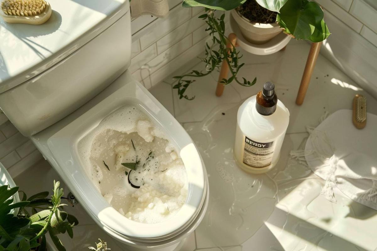 Ce produit naturel élimine le calcaire des toilettes mieux que l'eau de Javel (et sans danger)