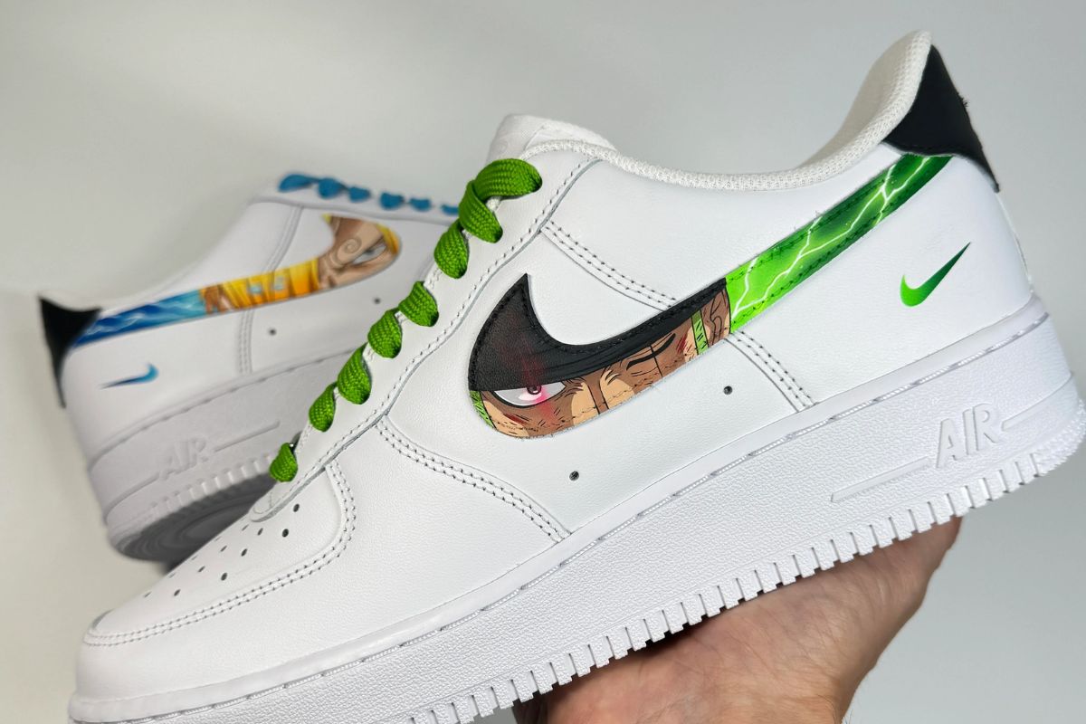Sneakers Customisées Zoro & Sanji : Découvrez les Chaussures "One Piece" que Tout le Monde S'arrache !