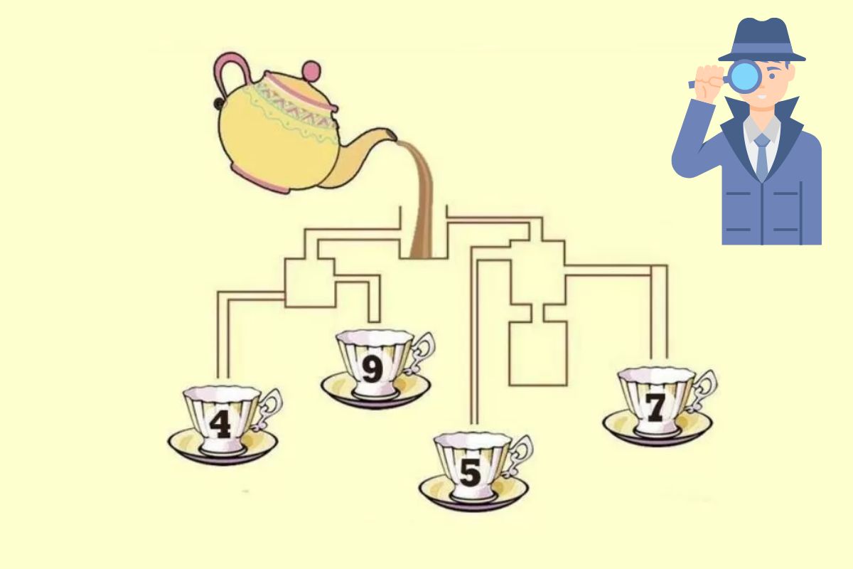  Test de QI casse-tête : quelle tasse se remplira en premier ? Répondez en 15 secondes !