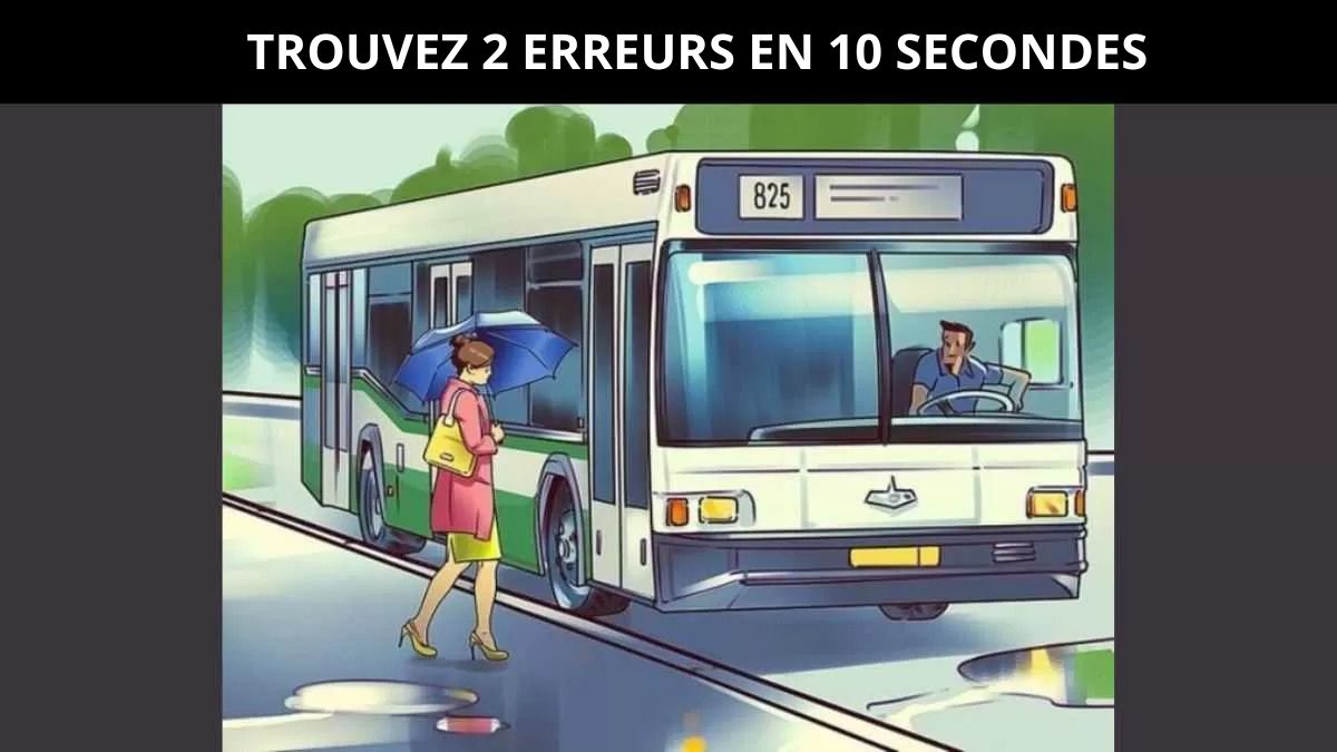 Test de QI par puzzle d'image : trouvez deux erreurs dans l'image en 10 secondes !