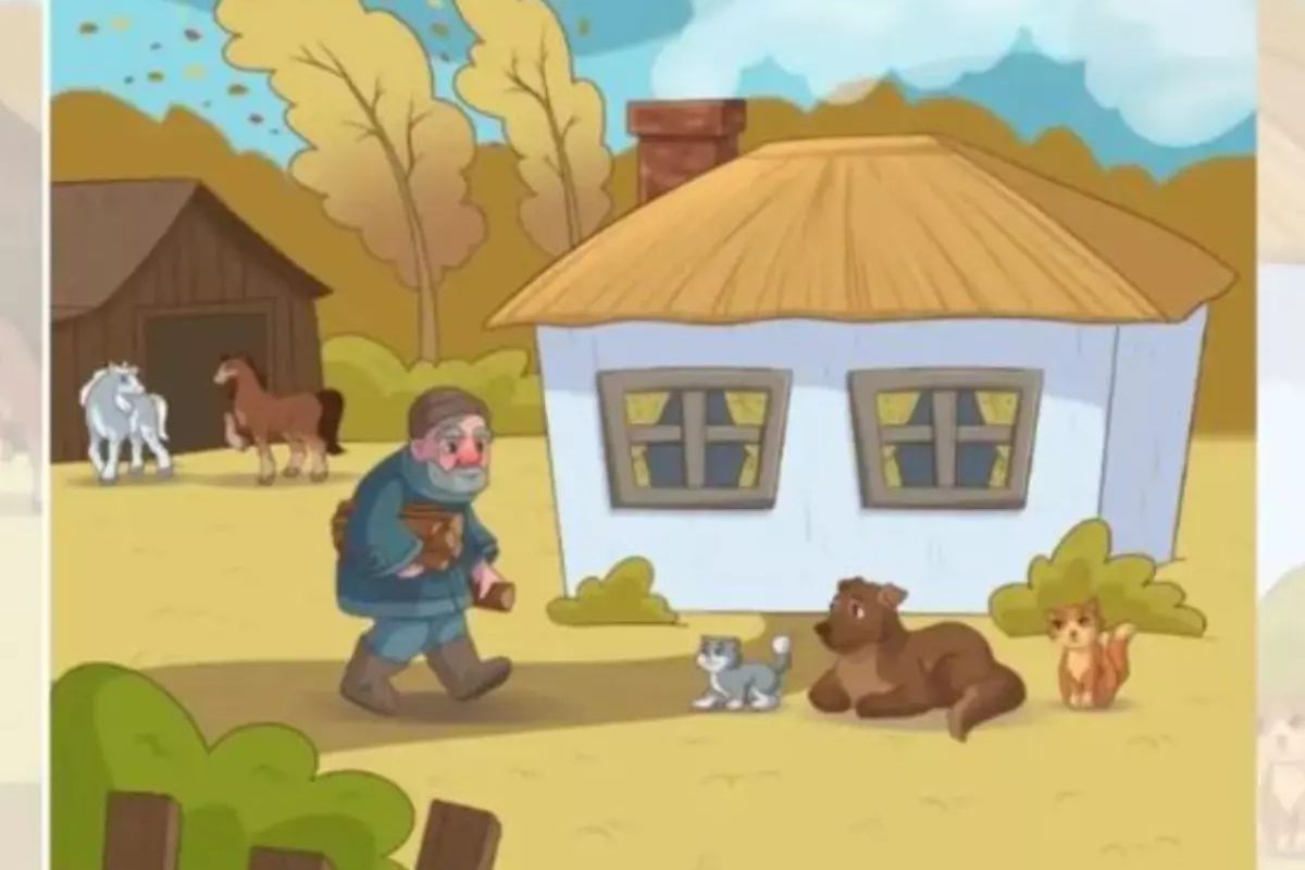 Test de QI d'illusion d'optique : pouvez-vous repérer les erreurs dans cette image de campagne ?