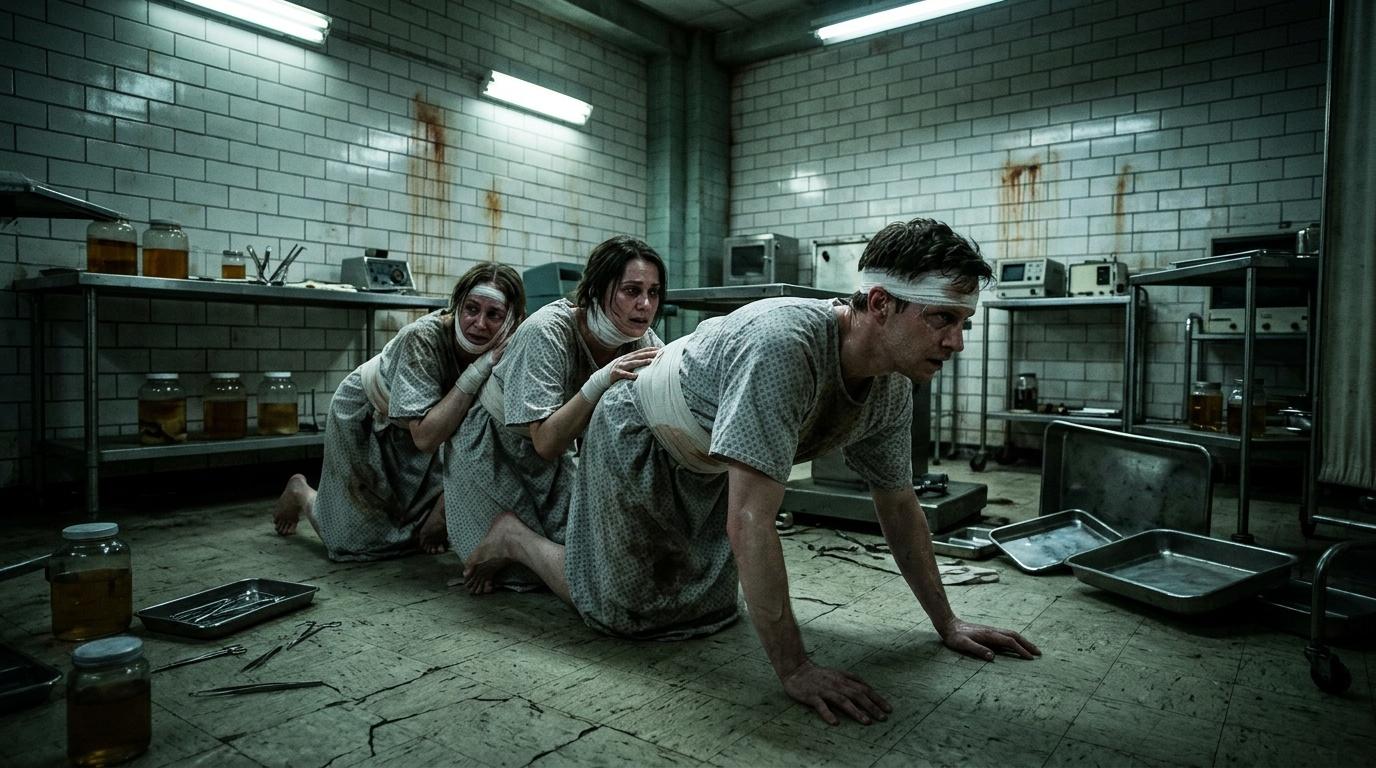 The Human Centipede : film d'horreur, explication et séquences complètes