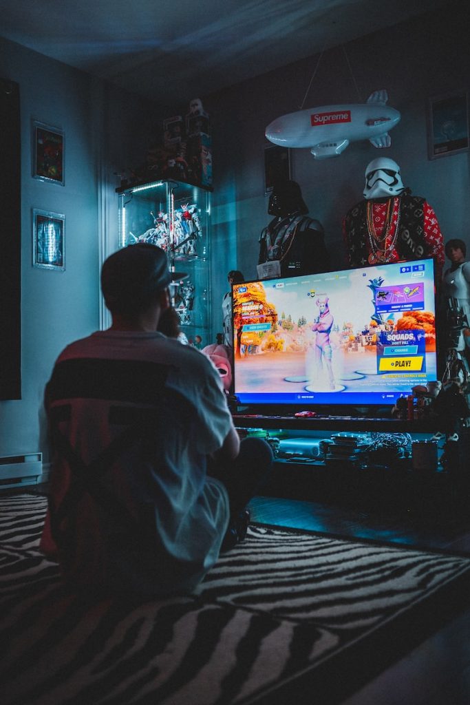 Joueur de Fortnite sur Xbox