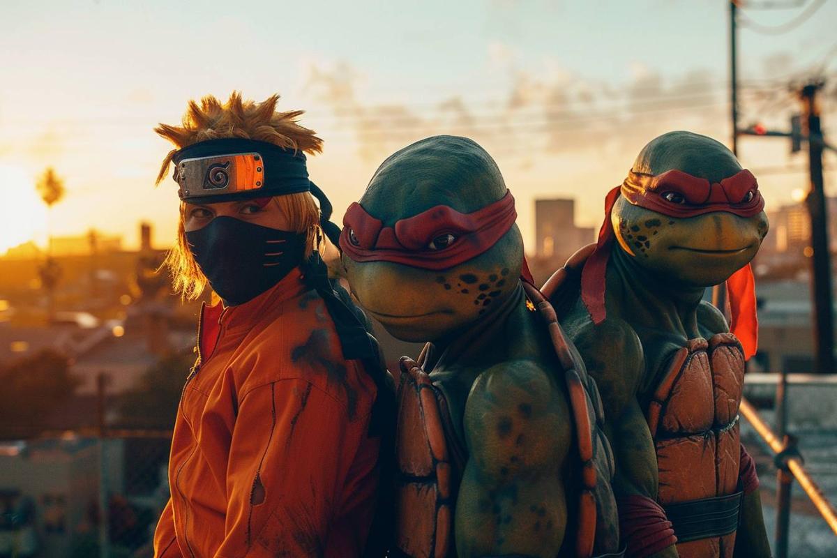Vous n'allez pas croire ce crossover entre Naruto et Tortues Ninja (sortie en octobre)