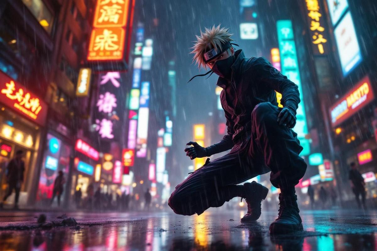 Vous n'allez pas croire ce que Naruto est devenu" : ce style cyberpunk va vous choquer