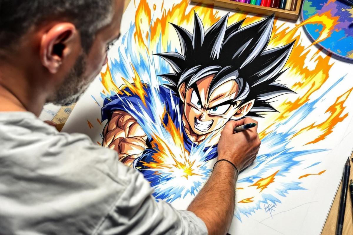 Vous n'allez pas croire ce que Toyotaro vient de dessiner" : ces formes de Goku et Gohan