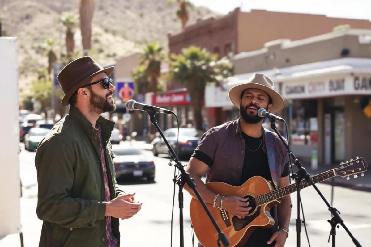 Walton Goggins et Aaron Moten apparaissent à Goodsprings pour annoncer Fallout saison 3