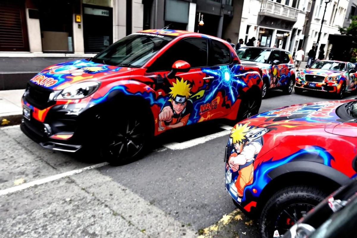 Ces wraps Naruto sur voiture vont vous laisser sans voix (le 3ème est incroyable)