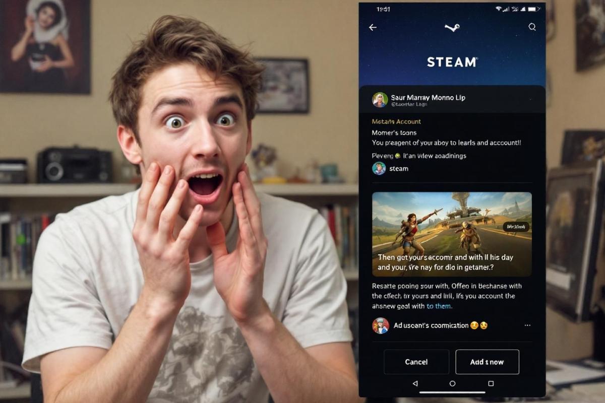 Un utilisateur Steam découvre le compte de sa mère sur la plateforme