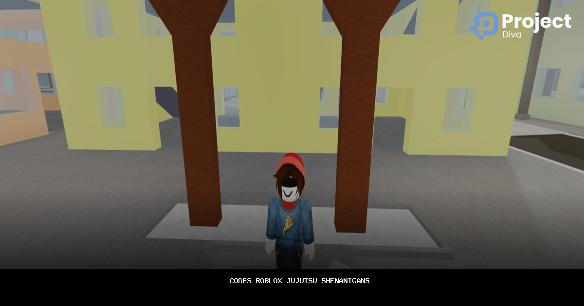 Un personnage se tenant à l'emplacement du spawn dans Roblox Jujutsu Shenanigans