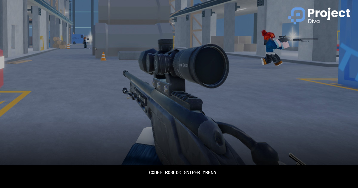 Une partie en cours dans Roblox Sniper Arena