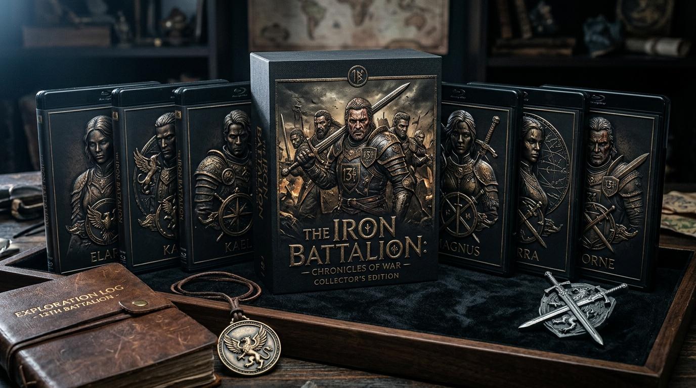 Coffret collector The Iron Battalion avec Blu-ray et accessoires
